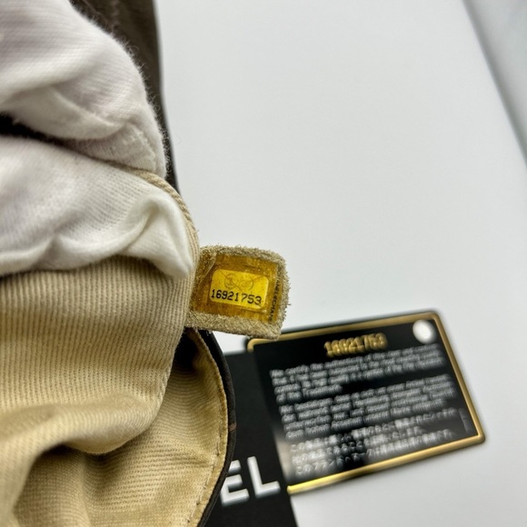 Chanel wild whipstitch flap bag grey suede silver hardware with card - Picture 5 of 16